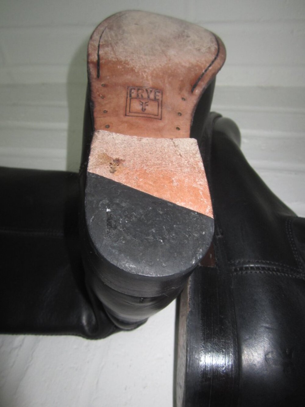 FRYE MELISSA Button Tall Boots Black Leather Women’s 6 1/2 M - Picture 13 of 16